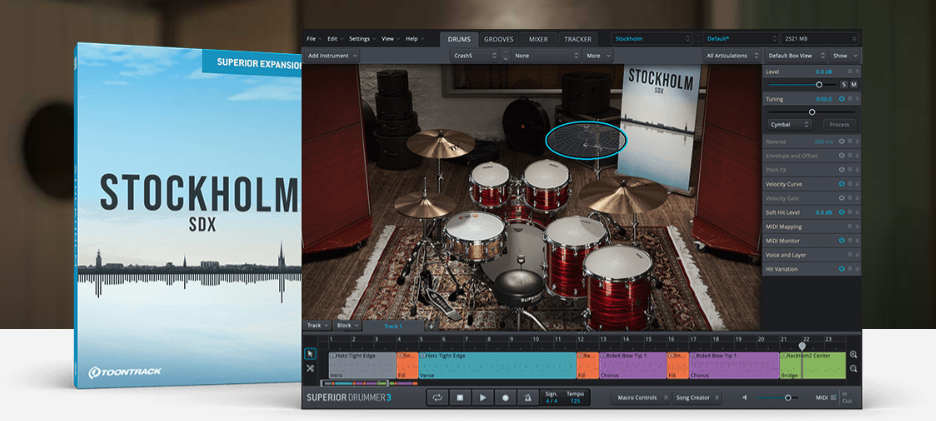 Toontrack Stockholm SDX